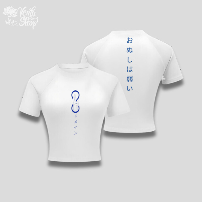 Gojo Cropped Compressieshirt