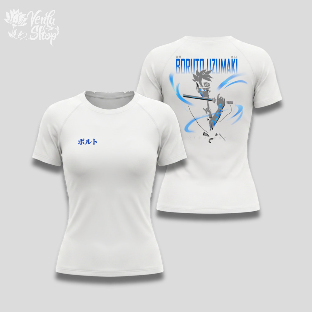 Boruto Prime | Women's Compression Shirt - White - cover