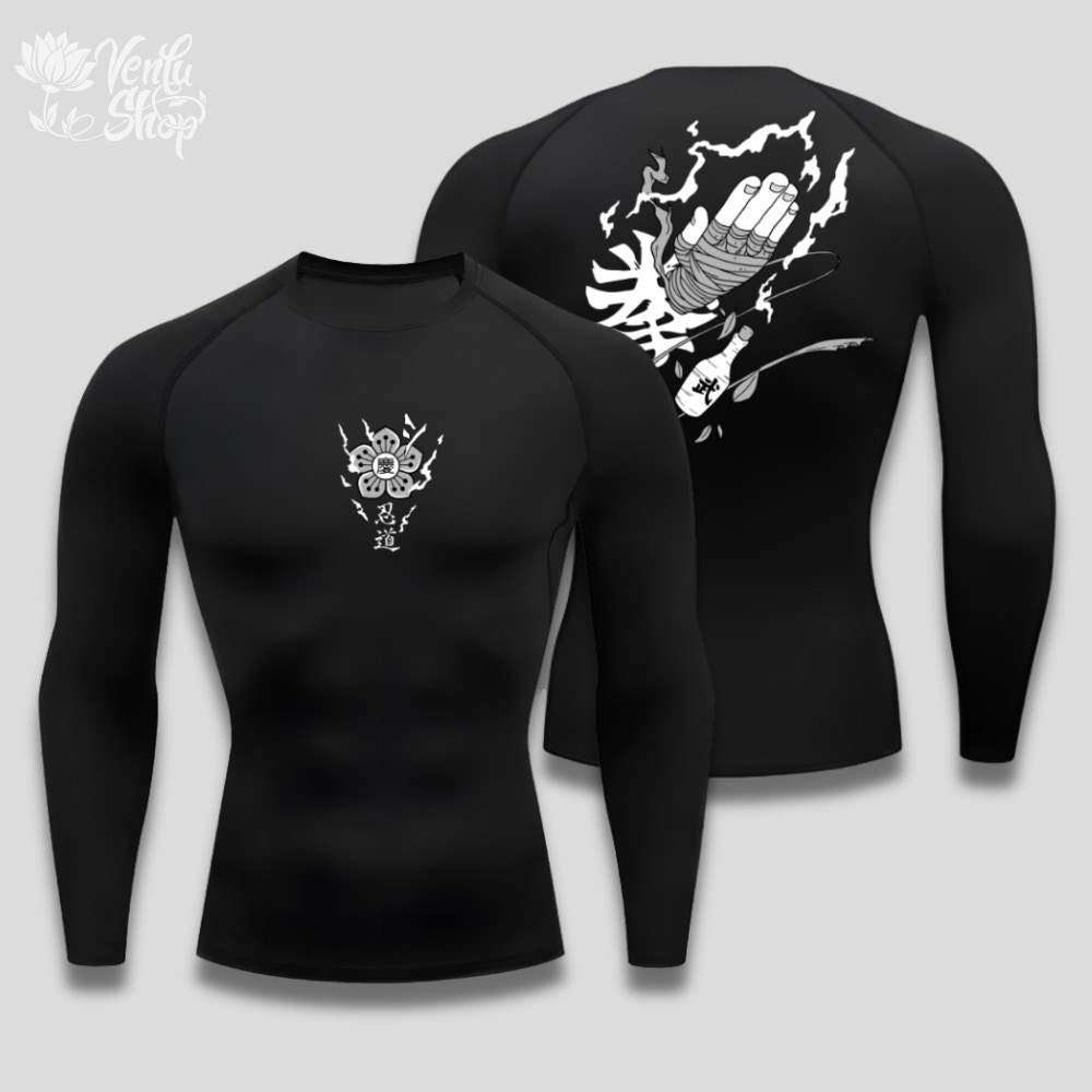 Rock Lee Compression Shirt — VenluShop anime gymwear