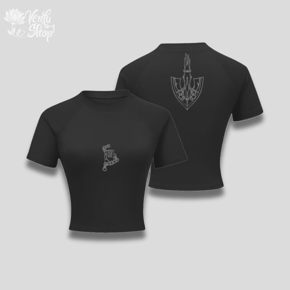 Jotaro Cropped Compression — VenluShop anime gymwear