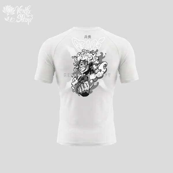 Luffy Prime | Compression Shirt - White - back