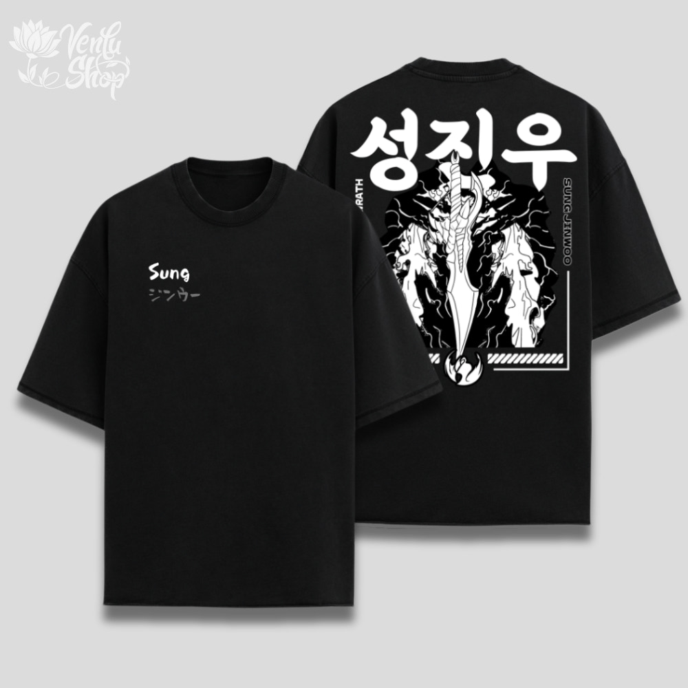 Jin Woo Oversized Shirt — VenluShop anime gymwear