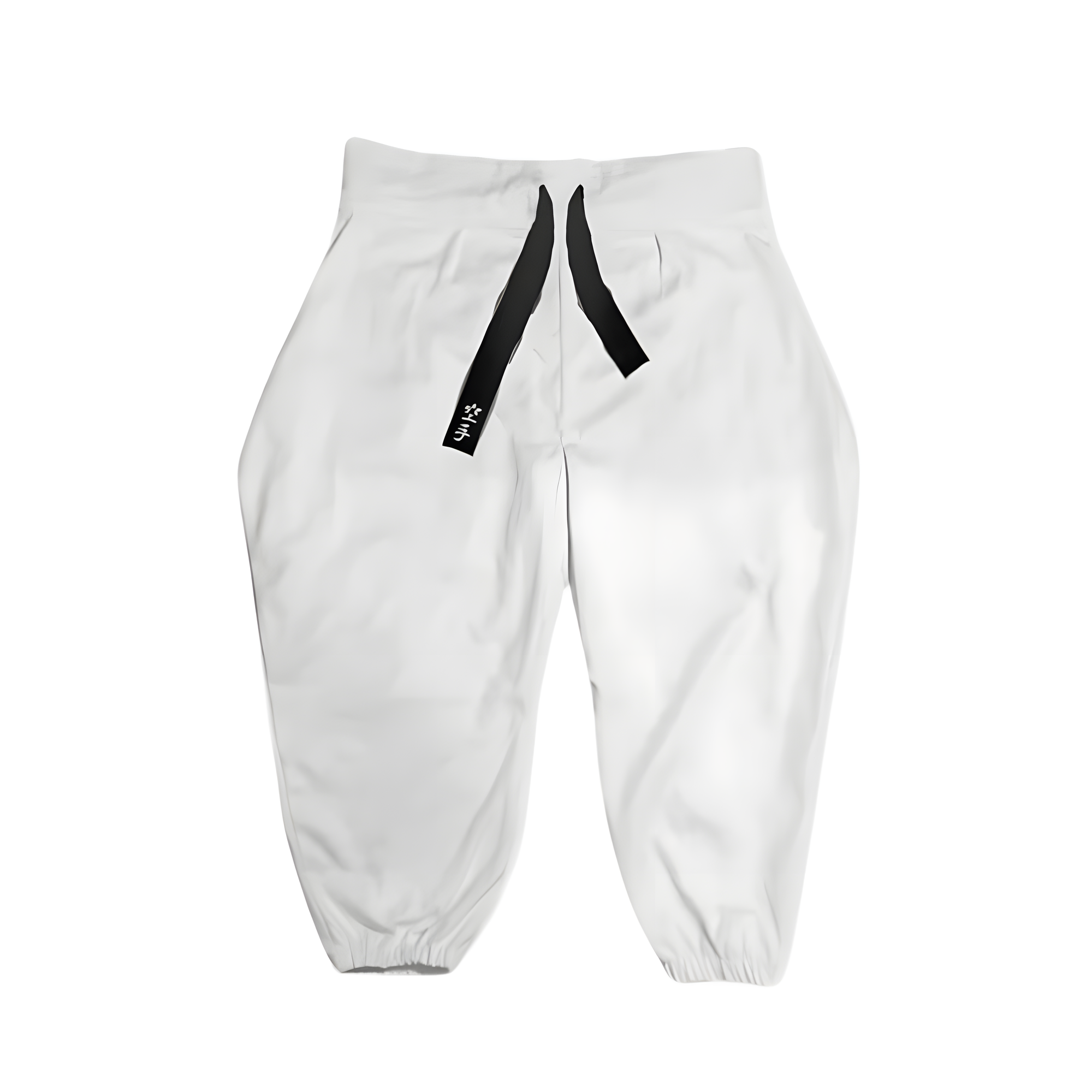 White Anime Gym Pants