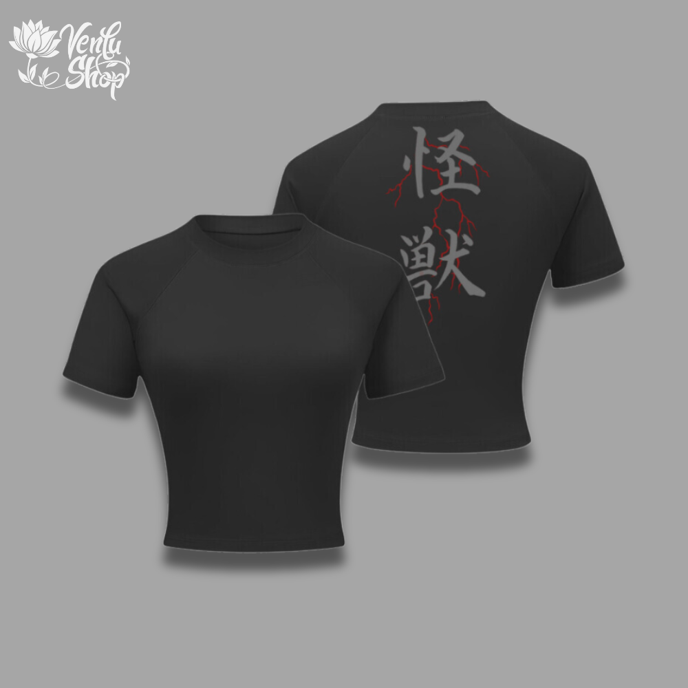 Garou Cropped Compression — VenluShop anime gymwear