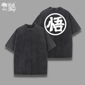 Goku Washed Shirt — VenluShop anime gymwear