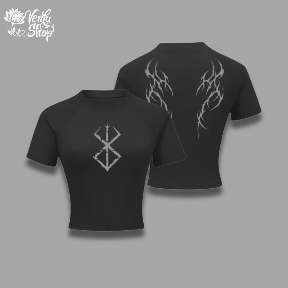 Guts Cropped Compression — VenluShop anime gymwear