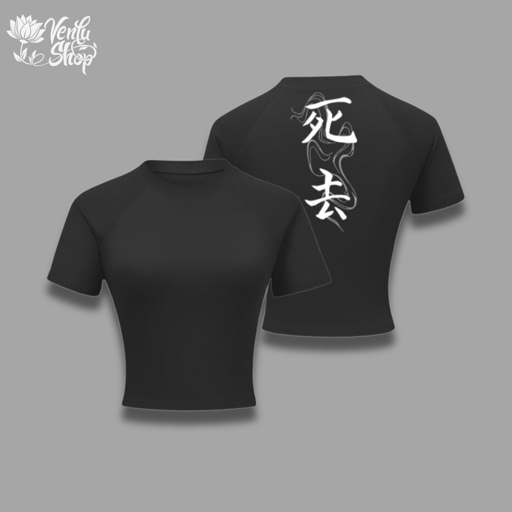 Saitama Cropped Compression — VenluShop anime gymwear