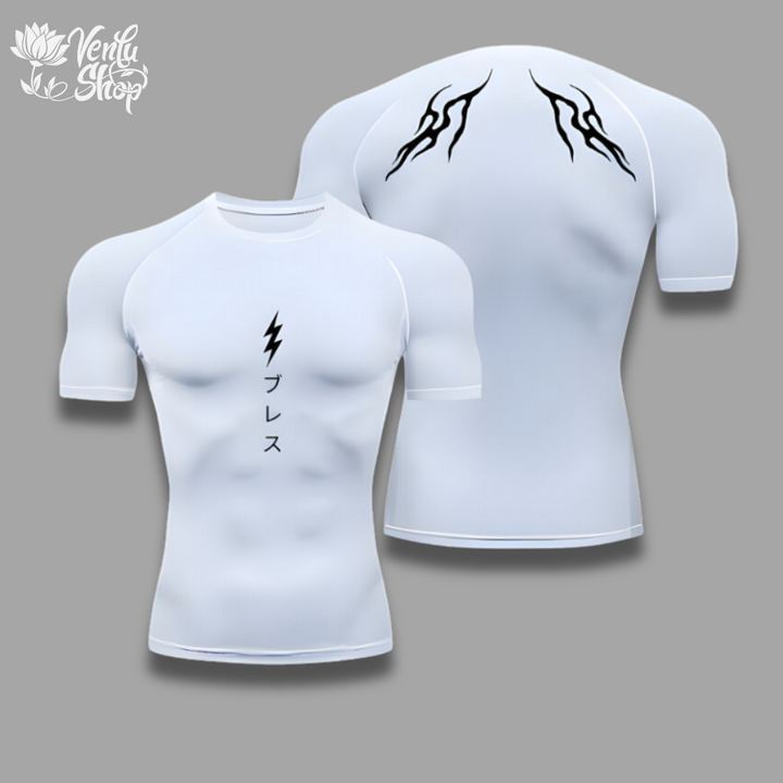 Zenitsu Compression Shirt — VenluShop anime gymwear