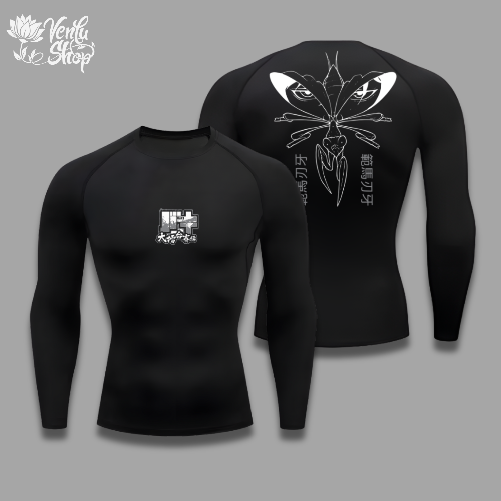 Baki Compression Shirt — VenluShop anime gymwear