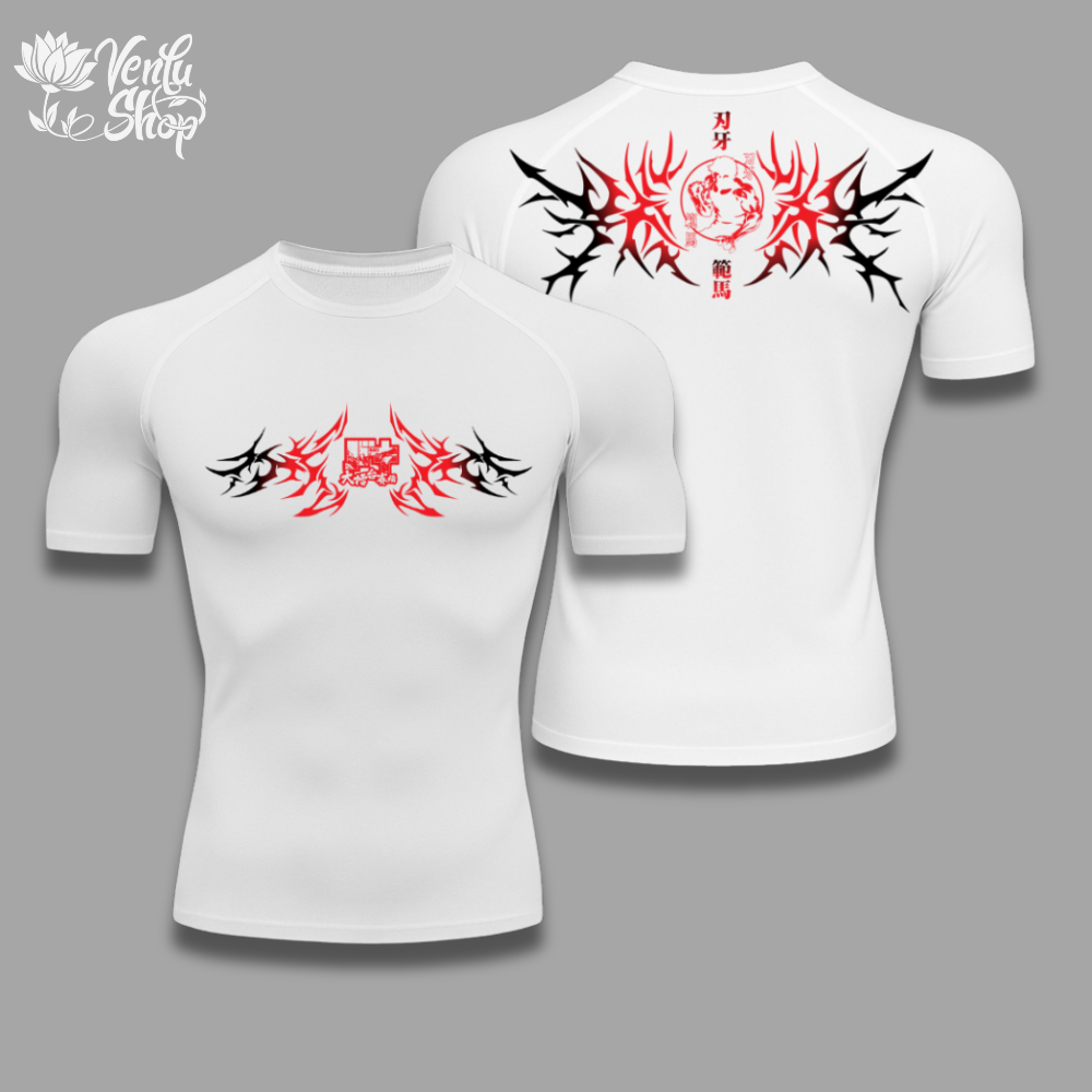 Baki Compression Shirt 2.0 — VenluShop anime gymwear