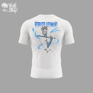 Boruto Prime | Compression Shirt - White - back