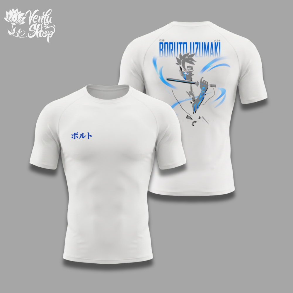Boruto Prime | Compression Shirt - White - cover