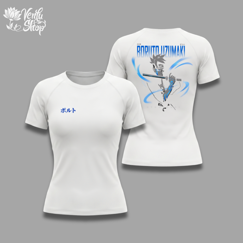 Boruto Prime | Women's Compression Shirt - White - cover