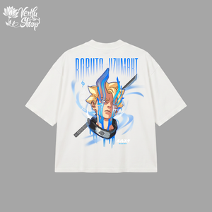 Boruto Prime | Oversized Shirt - White - back