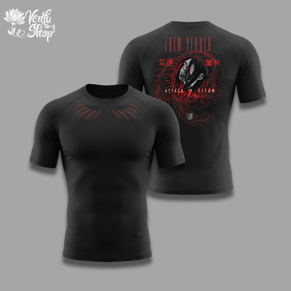 Eren Prime | Compression Shirt - Black - cover