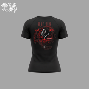 Eren Prime | Women's Compression Shirt - Black - back