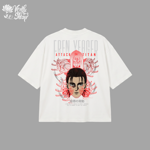 Eren Prime | Oversized Shirt - White - back