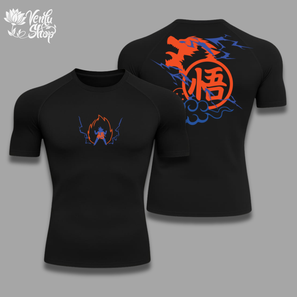 Goku Compression Shirt 2.0 — VenluShop anime gymwear