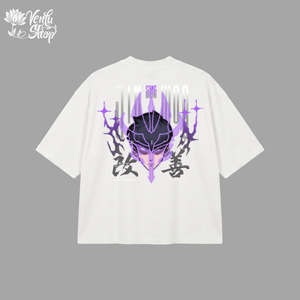 Jin-Woo Prime | Oversized Shirt - Black - back