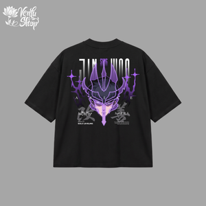 Jin-Woo Prime | Oversized Shirt - White - back