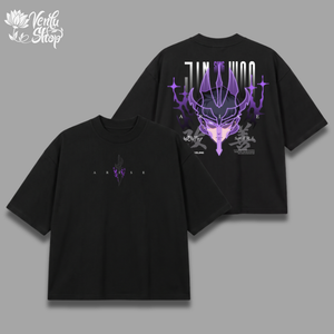 Jin-Woo Prime | Oversized Shirt - Black - cover