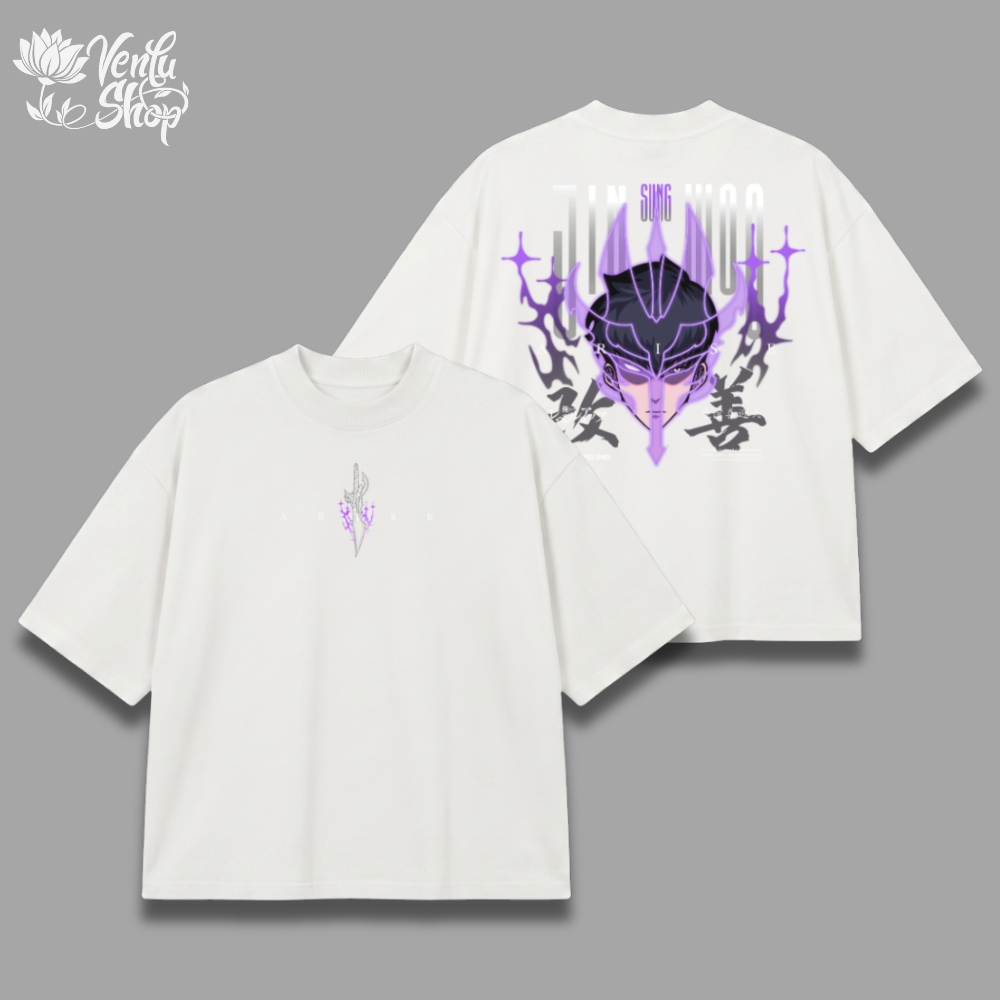 Jin-Woo Prime | Oversized Shirt - White - cover
