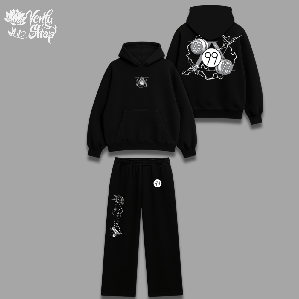 Killua Tracksuit — VenluShop anime gymwear