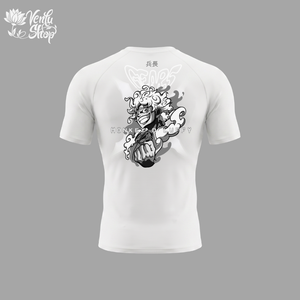 Luffy Prime | Compression Shirt - White - back