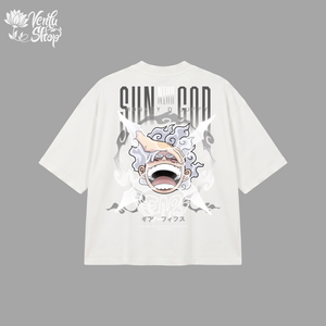 Luffy Prime | Oversized Shirt - Black - back