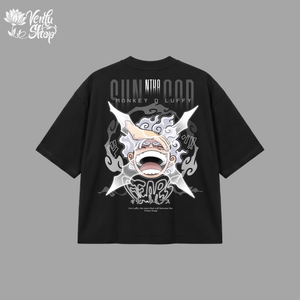 Luffy Prime | Oversized Shirt - White - back