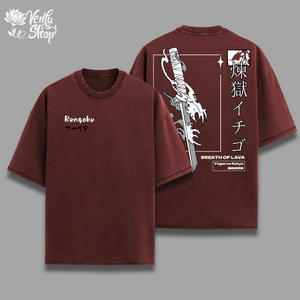 Rengoku Oversized Shirt — VenluShop anime gymwear
