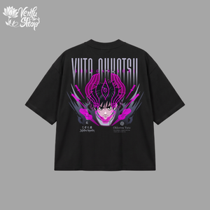 Yuta Prime | Oversized Shirt - Black - back