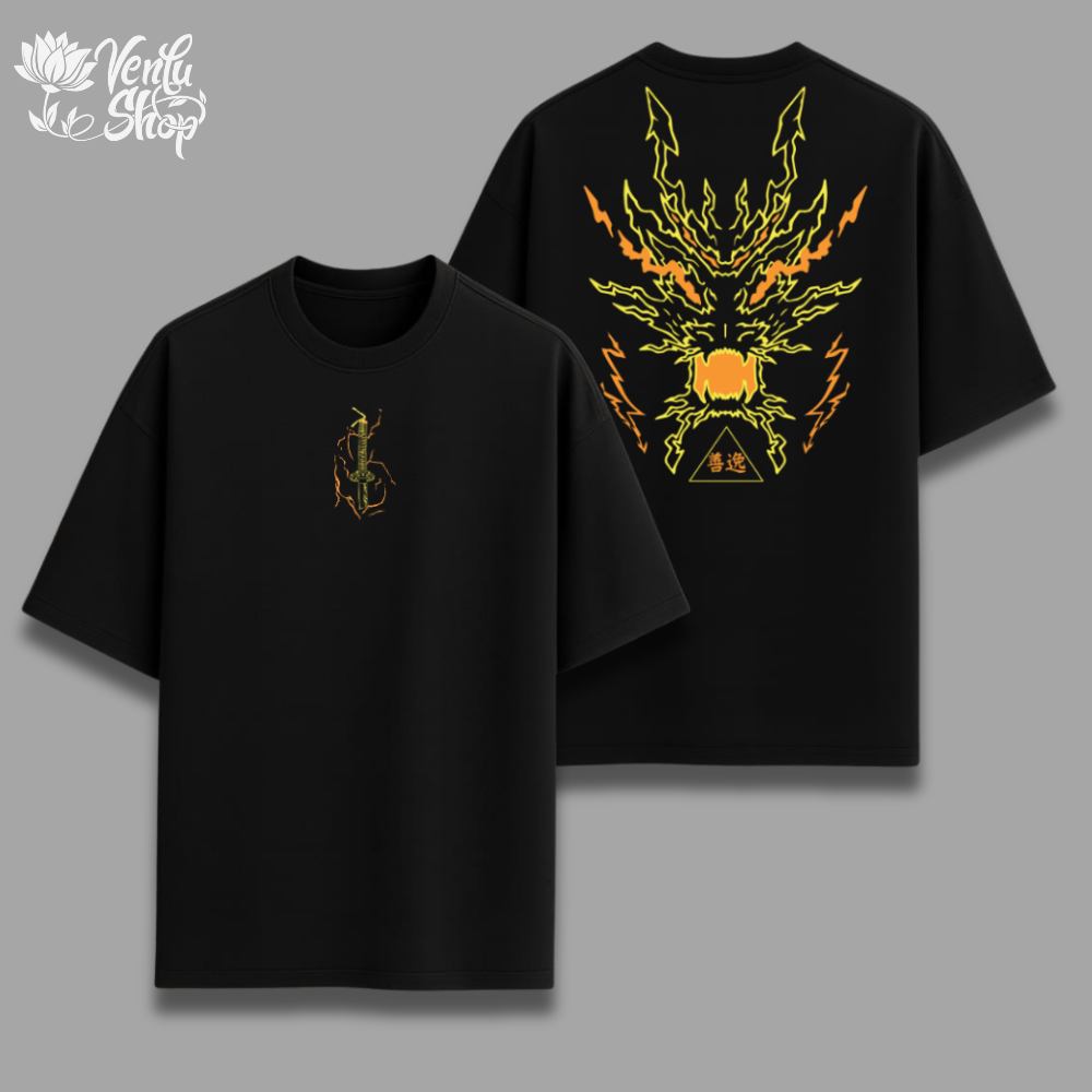 Zenitsu Oversized Shirt — VenluShop anime gymwear