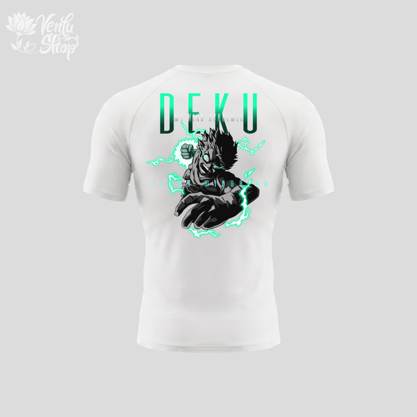 Deku Prime | Compression Shirt - White - back