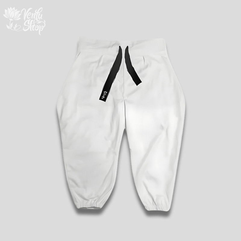 Pantalon de sport anime blanc