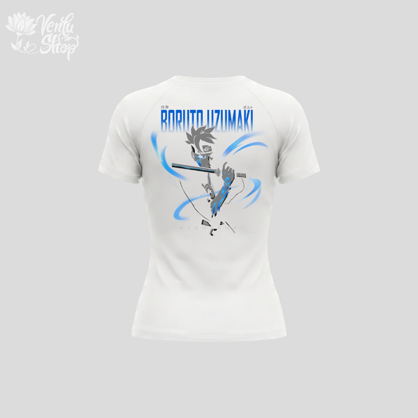 Boruto Prime | Women's Compression Shirt - White - back