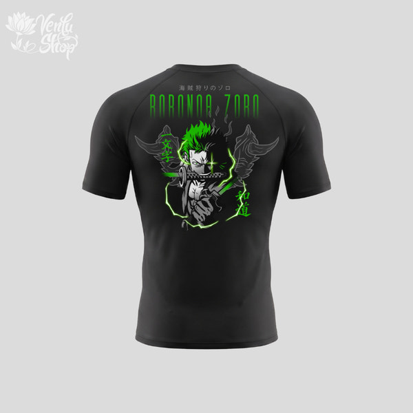 Zoro Prime | Compression Shirt - Black - back