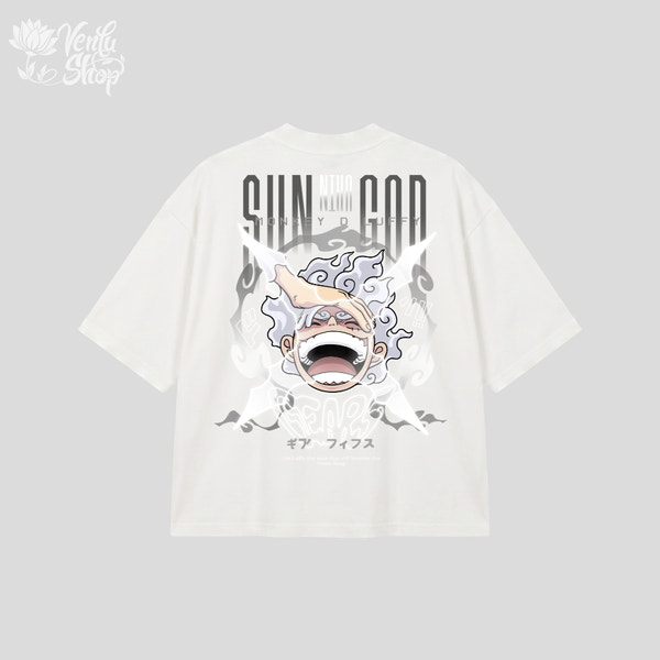 Luffy Prime | Oversized Shirt - Black - back