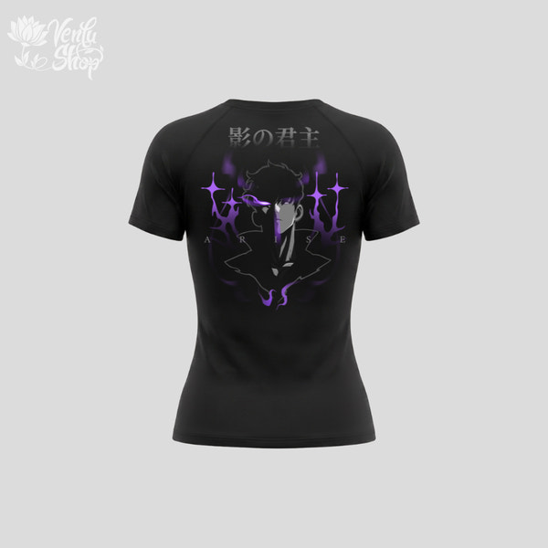 Jin-Woo Prime | Women's Compression Shirt - Black - back
